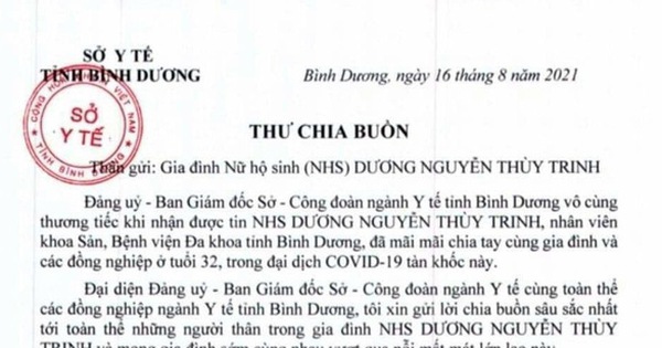 Đề nghị danh hiệu liệt sĩ cho 3 nhân viên y tế hy sinh trong chống dịch COVID-19