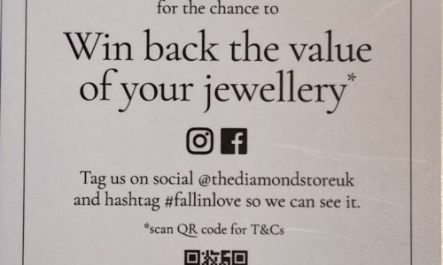 Terms & Conditions for TheDiamondStore.co.uk “Share & Win Competition April to July 2022” #fallinlove